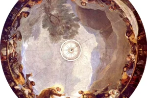Cúpula de la ermita de San Antonio de la Florida en Madrid, frescos de Goya