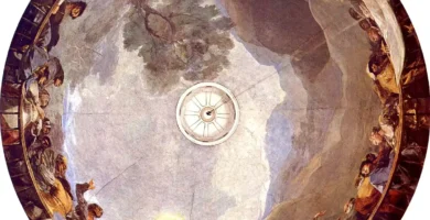 Cúpula de la ermita de San Antonio de la Florida en Madrid, frescos de Goya