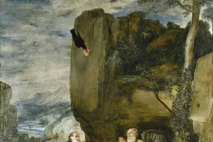 San Antonio Abad y San Pablo ermitaño, cuadro de Velázquez en el Museo del Prado