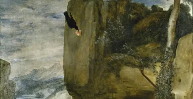 San Antonio Abad y San Pablo ermitaño, cuadro de Velázquez en el Museo del Prado