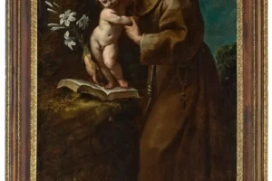 San Antonio de Padua con el Niño Jesús sobre un libro, de Carlo Francesco Nuvolone