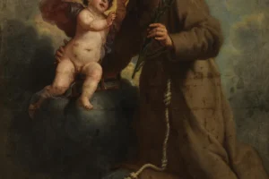 San Antonio de Padua con el Niño Jesús y el lirio, cuadro de Gaspar de Crayer